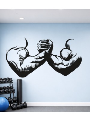 Kas Gücü GYM Spor Salonu Duvar Sticker Kas Gücü GYM Spor Salonu Duvar Sticker