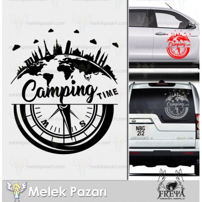 Pusula Karavan Sticker. Camping Time Pusula off Road Karavan Sticker Pusula Karavan Sticker. Camping Time Pusula off Road Karavan Sticker