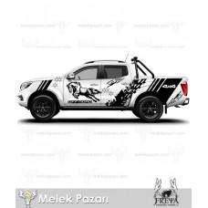 At Off Road Sticker. At Kamyonet Yan Gövde Sticker. Off Road Çıkarmaları 