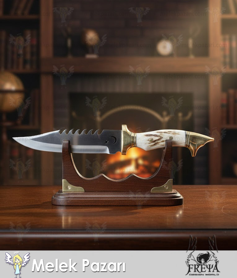 Kemik Saplı,Avcı Bıçağı, Kamp Bıçağı