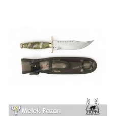 Avcı Bıçağı, Kamp Bıçağı, Kamuflaj Desen 