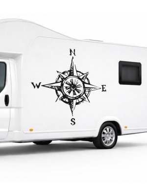 Pusula Offroad, Kamp, Karavan Sticker