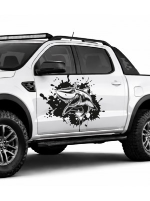 Köpek Balığı  Araba, Offroad Sticker