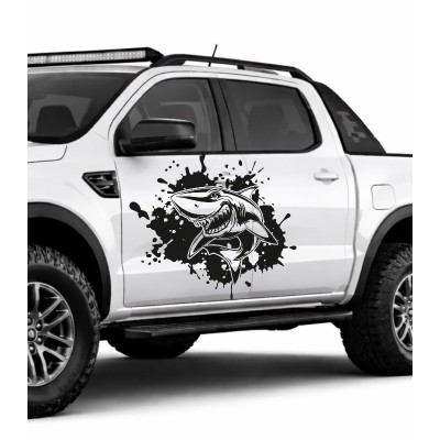 Köpek Balığı  Araba, Offroad Sticker