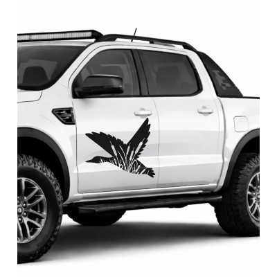 Uçan Kaz Avcılık Araba Sticker