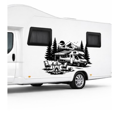 Manzara Kamp MotoKaravan Sticker