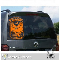 Outdoor Off Road Karavan Sticker. Off Road Çıkartmaları 
