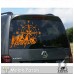 Adenture Dağ Manzarası Pusula Off Road Karavan Sticker, Çıkartma