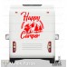 Happy Camper Çadır Dağ Orman Karavan Sticker