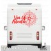 Van Life Adventure Karavan Sticker. Karavan Çıkartmaları