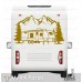 Dağ Manzarası Çekme Karavan Sticker. Çekme Karavan Çıkartmaları