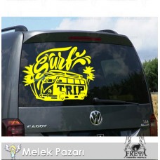 Sorf Trip Karavan Sticker. Karavan Çıkartmaları 