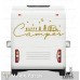 Happy Camper Çekme Karavan Sticker