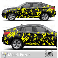 Joker Kahkaha Arba Sticker. Kahkaha Oto Sticker 