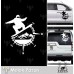 Snowboard Pusula Outsoor Sticker. Kayak Pusula Sticker