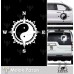 Denge Pusula Off Road Karavan Sticker. Ying Yang Pusula Karavan Sticker