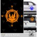 Kamp Çadırı Pusula Off Road Karavan Sticker. Pusula Karavan Çıkartması