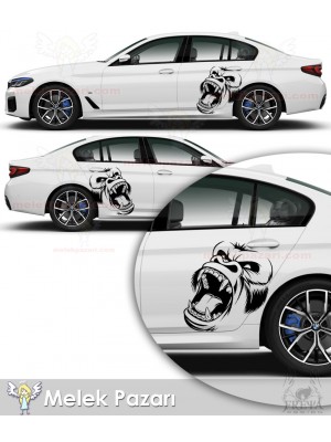 Goril Oto Sticker. Goril Araba Arka Çamurluk Sticker Kaplama Goril Oto Sticker. Goril Araba Arka Çamurluk Sticker Kaplama