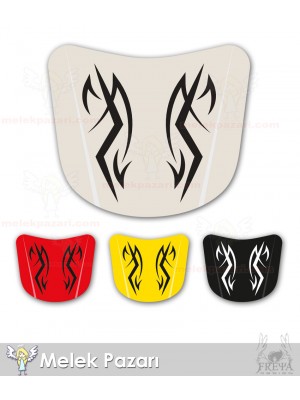 Tribal Desen Araba Kaput Sticker