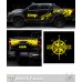 Off Rad Pickup Gövde Kaplama Sticker. 4x4 Discovery Pusula Kamyonet Kaplama Sticker