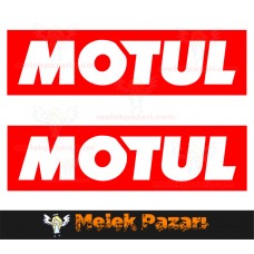 2 Adet Motul Yağ Bisiklet, Oto Sticker