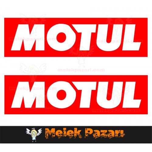 2 Adet Motul Yağ Bisiklet, Oto Sticker