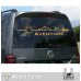 Adventure Dağ ve Güneş Karavan Sticker, Karavan Çıkartmaları
