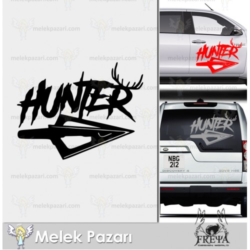 Hunter Ok Avcı Oto sticker