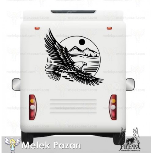 Kartal Off Road Karavan Sticker