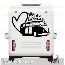 My Caravan Sticker. Çekme Karavan Çıkartmaları