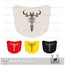 Tribal Akrep Araba Kaput Sticker Çıkartma 