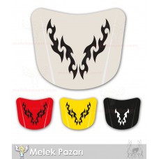 Tribal Desen Araba Kaput Sticker