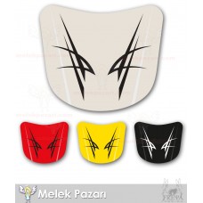 Tribal Desen Araba Kaput Sticker 