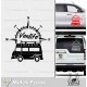 Vanlife Karavan Sticker.  Pusula Karavan Sticker