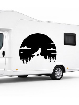 Dolunay ve Uluyan Kurt Kamp, Karavan Sticker