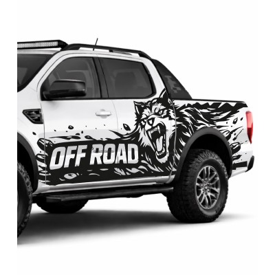 Kurt Yan Gövde Off Road Sticker Kurt Yan Gövde Off Road Sticker