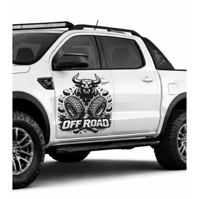 Boğa ve Lastikler Off Road Sticker Boğa ve Lastikler Off Road Sticker