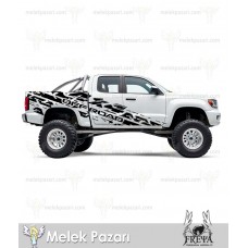 4x4 Offroad Sticker. Kamyonet Sticker. ff Road Çıkarmaları 