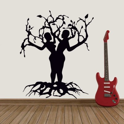 Ağaçtan Sevgililer Duvar Sticker