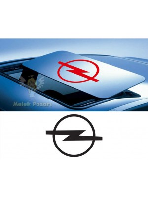 Opel Sunroof Oto Sticker