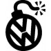 Volkswagen Bomba Araba Sticker
