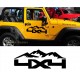 4x4 Off Road Dağ Oto Sticker