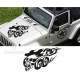 4x4 Off Road Kafatası Oto Sticker