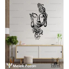 Buddha Yoga Fitness Duvar Sticker 