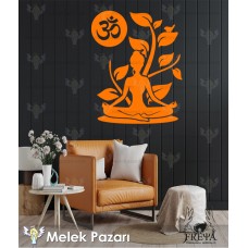 Meditasyon Yoga Duvar Sticker 