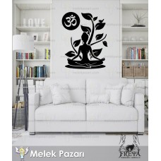 Meditasyon Yoga Duvar Sticker 