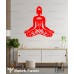 Lotus Çiçeği ve Meditasyon Yoga Duvar Sticker
