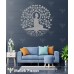 Buddha Ağaç Meditayon Yoga Duvar Sticker