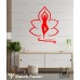 Lotus Çiçeği Meditasyon Yoga Duvar Sticker