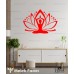 Lotus Çiçeği ve Meditasyon Yoga Duvar Sticker